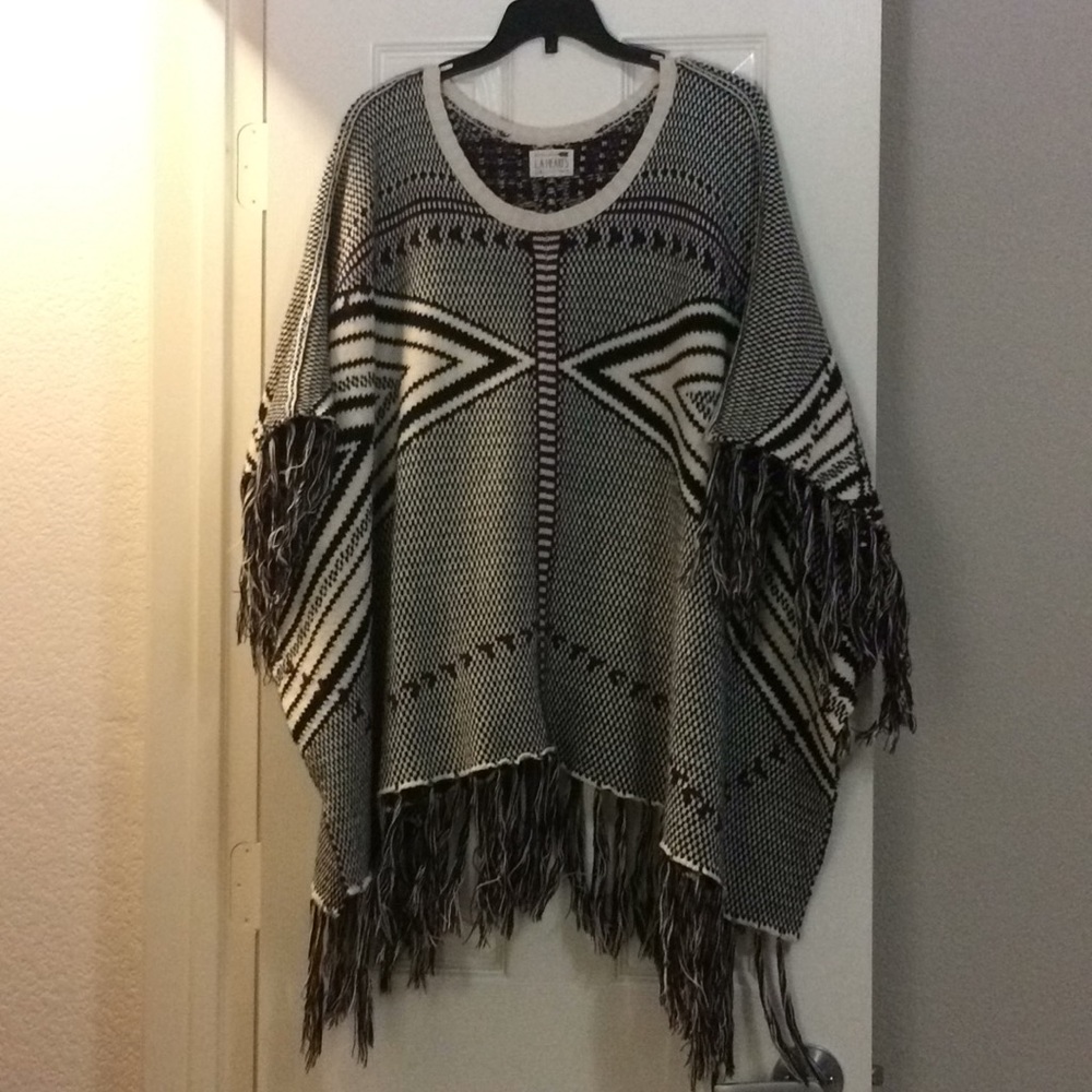 Purple pancho